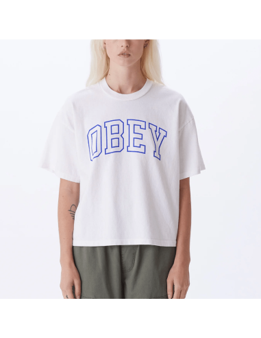 OBEY W COLLEGIATE OBEY TEE en ligne