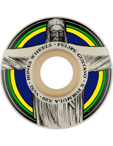 BONES WHEELS - GUSTAVO REDEEMER X-FORMULA 99A V1 STANDARD de votre