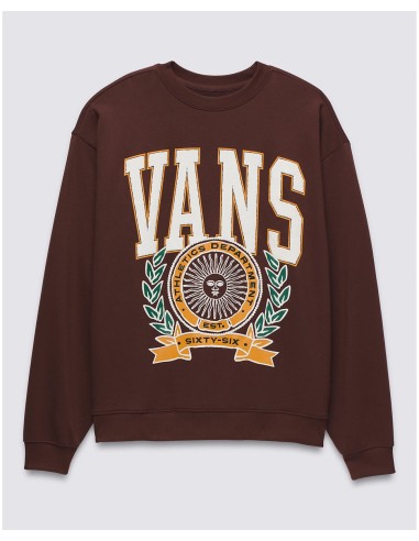 VANS W FIRST TEAM OVERSIZE CREW SWEATSHIRT rembourrage situé sous