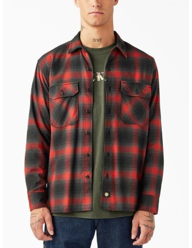 DICKIES M X SPITFIRE FLANNEL L/S SHIRT chez Cornerstreet bien 