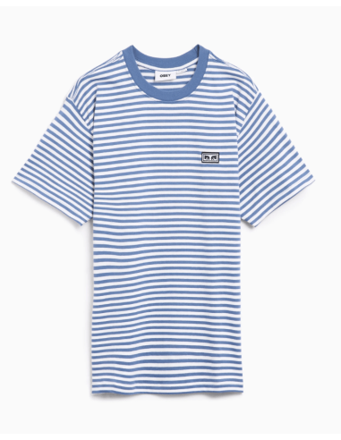 OBEY M EST WRKS EYES STRIPE TEE SS KNIT meilleur choix