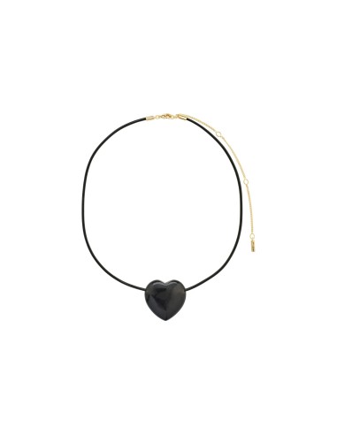 PILGRIM STAY BLACK AGATE NECKLACE meilleur choix