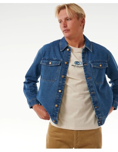 RIP CURL M CLASSIC SURF DENIM TRUCKER JACKET Economisez 