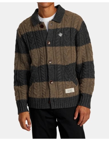 RVCA M CHEF'S KISS CARDIGAN Fin de série