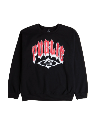 Public Dispute Crewneck - Black ouvre sa boutique