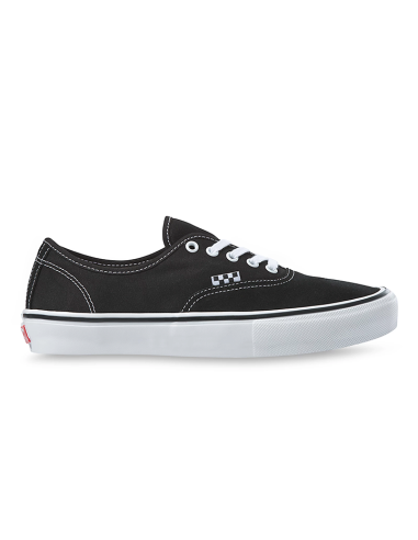 Vans Skate Authentic Shoes - Black/White destockage