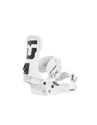 Union 2024 Force Classic Snowboard Bindings - White Team HB hantent personnes