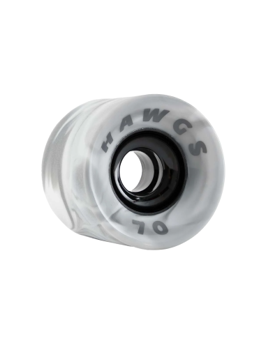 Hawgs Supreme Hawgs Longboard Wheels - 70mm 78a Grey/White de votre