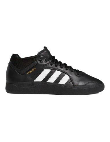 Adidas Tyshawn Shoes - Core Black/White/Gold Metallic le des métaux précieux