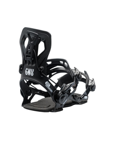 GNU 2024 Psych Snowboard Bindings - Black Les êtres humains sont 