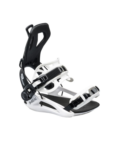 GNU Womens 2024 B-REAL Snowboard Bindings - White Comparez plus de prix