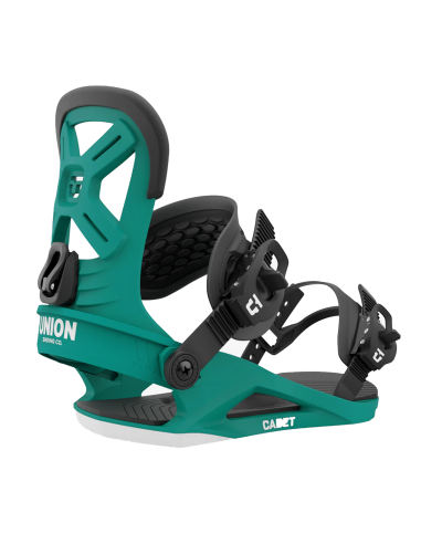 Union Youth 2024 Cadet Snowboard Bindings - Teal en linge