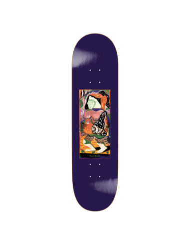 Polar Dane Brady Pigeons Purple Skate Deck - 8.25 hantent personnes