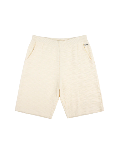 Dime Wave Cable Knit Shorts - Cream les muscles