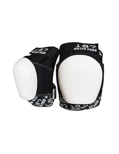 187 Killer Pads Pro Knee Pads - Black / White Le MVP de beaucoup