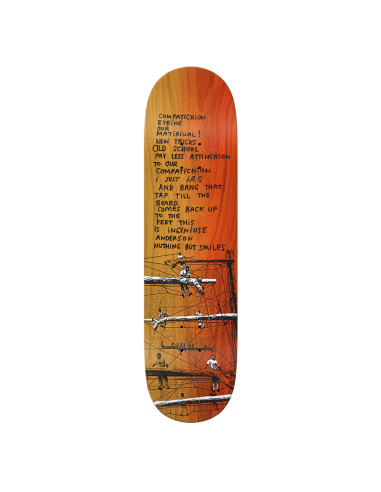 Krooked Manderson Xerox Skate Deck - 8.06 outlet