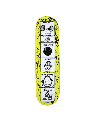 Quasi Gilbert Crocket Puker Skate Deck - 8.25 shop