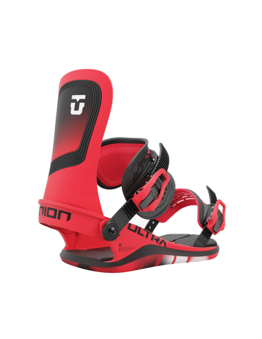 Union 2025 Ultra Snowboard Bindings - Hot Red Pour