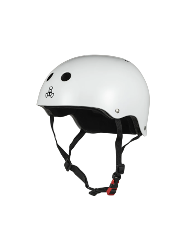 Triple Eight The Certified Sweatsaver Skate Helmet - White Matte offre 