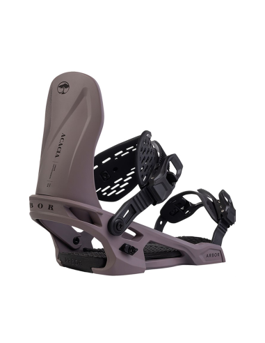 Arbor Women's 2025 Acacia Snowboard Bindings - Lavender / Black en stock