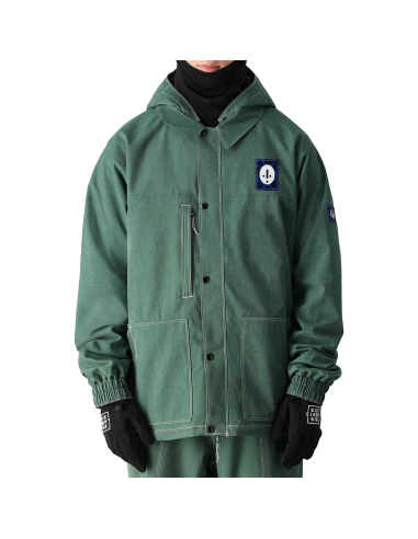 686 Dojo Snow Jacket - Forest Green Denim Venez découvrir notre 