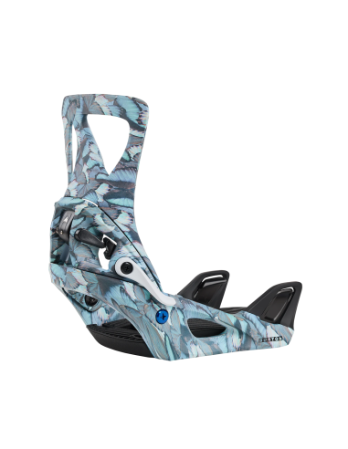 Burton Women's 2025 Step On Re:Flex Snowboard Bindings - Blue Butterflies en linge