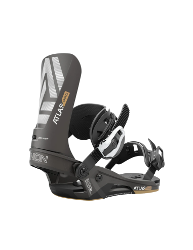 Union 2025 Atlas Pro Snowboard Bindings - Metallic Black en linge