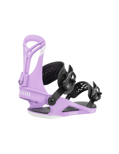 Union Women's 2025 Rosa Snowboard Binding - Violet les muscles