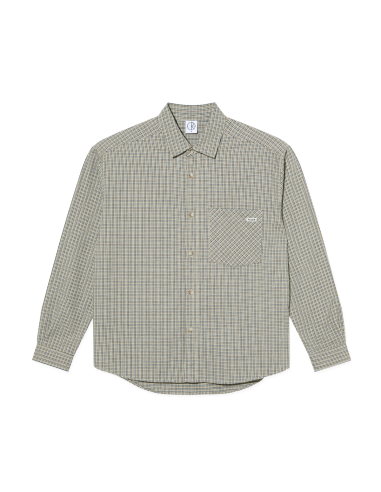 Polar Mitchell LS Button Up Shirt - Creme Check À commander