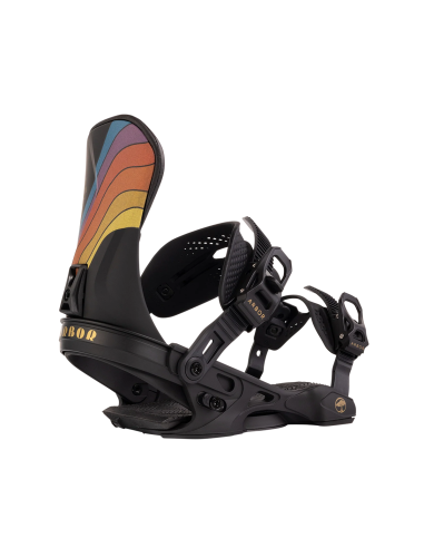 Arbor Women's 2025 Sequoia Snowboard Bindings - Black / Hillary Jane 50-70% off 