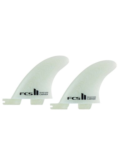 FCS II Carver PG Quad Rear/Side Fin Set-Small la livraison gratuite