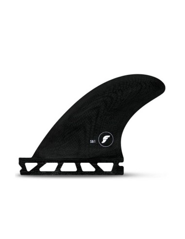 Futures SB1 Fiberglass Fin Set-Black brillant des détails fins