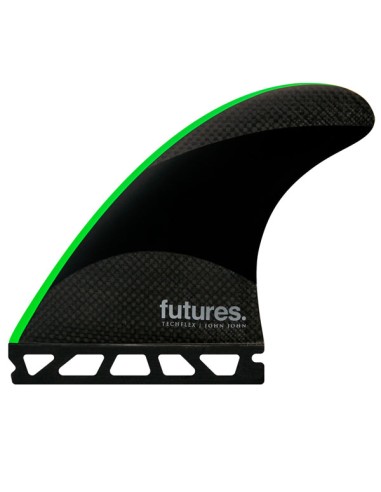 Futures John John 2 Techflex Tri Fin Set-Neon Green-Medium 50% de réduction en Octobre 2024