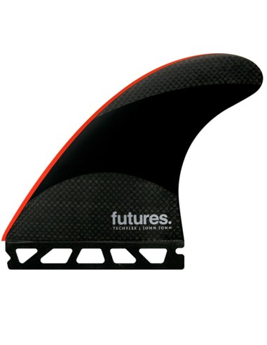 Futures John John 2 Techflex Tri Fin Set-Neon Red-Large ouvre sa boutique