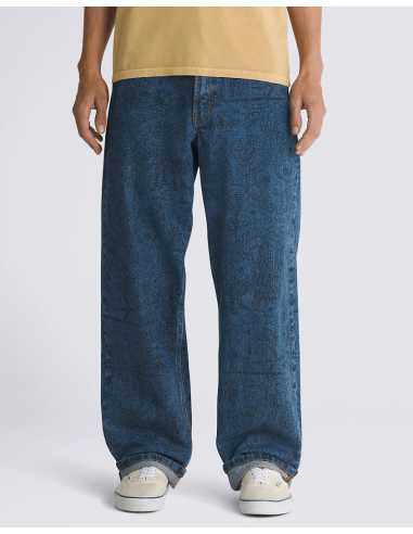 VANS M CHECK-5 PRINTED LOOSE DENIM PANT Le MVP de beaucoup